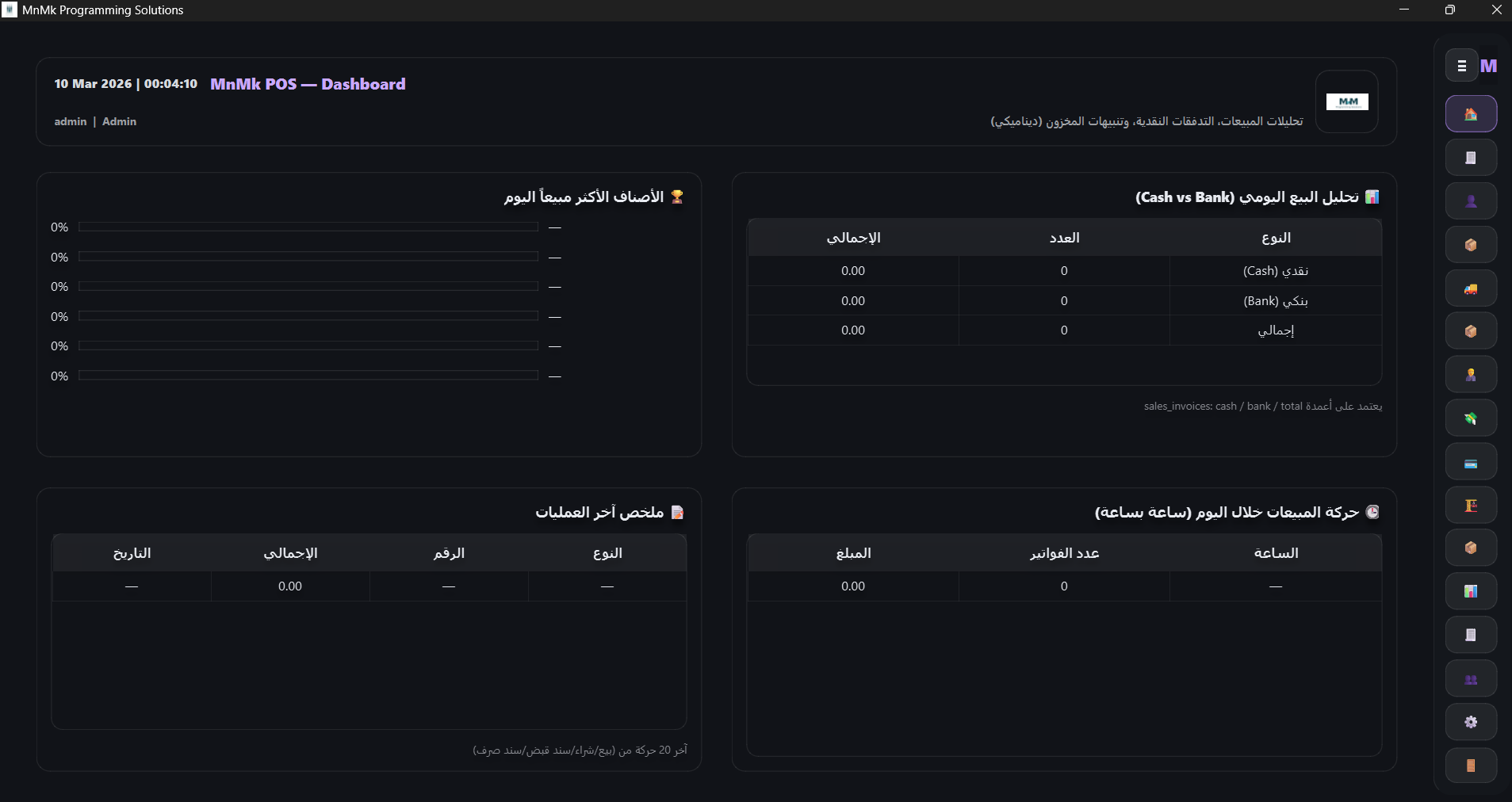 MnMk POS dashboard