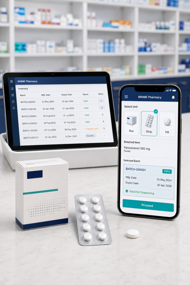 MNMK Pharmacy – نظام إدارة الصيدليات
